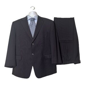 Michael Kors Black w/Pinstripes Men's Suit
